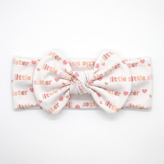 Bow Headband in Little Sister
