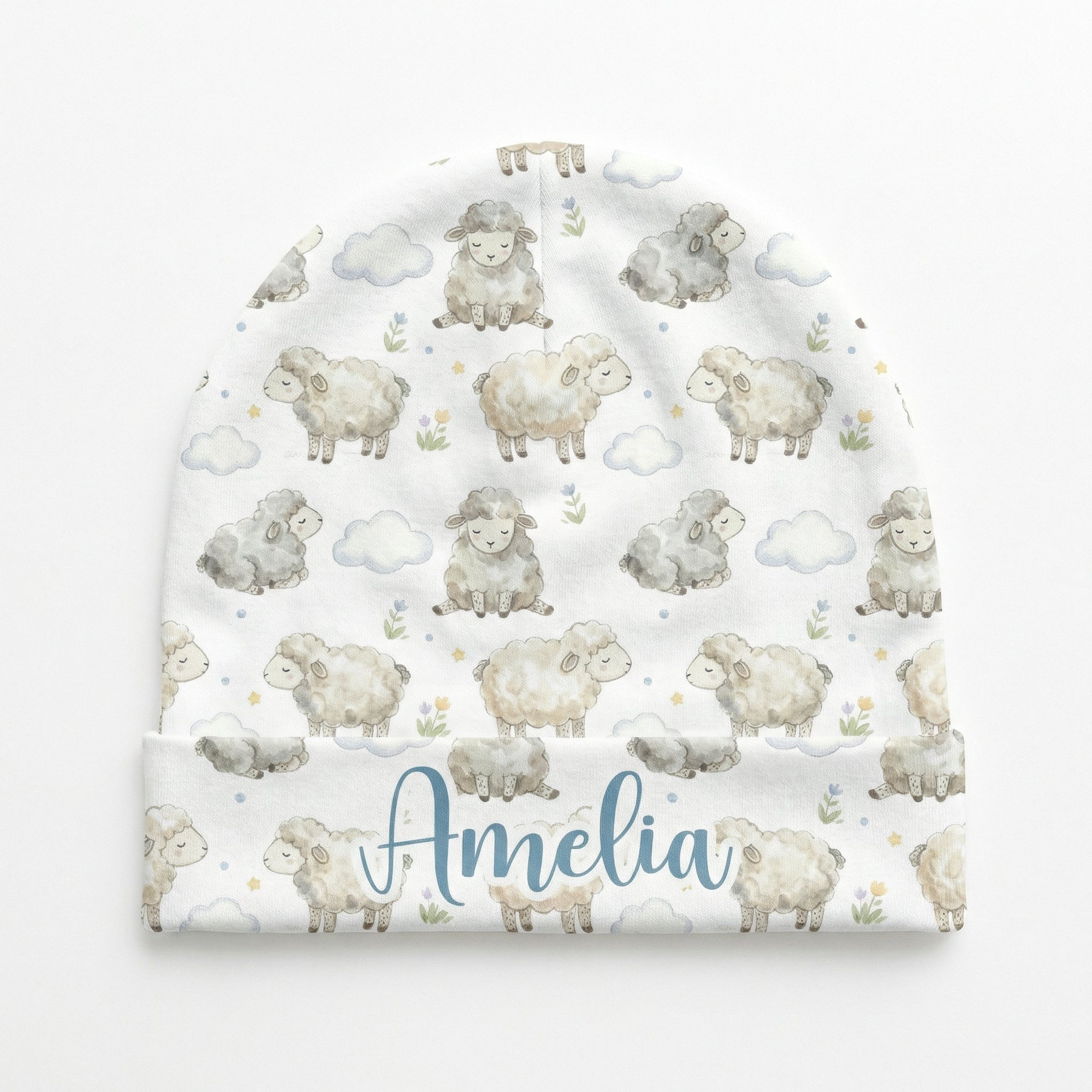 Personalized Beanie in Lamb