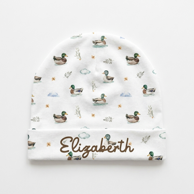 Personalized Beanie in Mallard