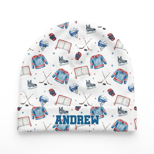 Personalized Beanie in Ice Hockey