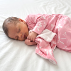 Personalized Mini Lovey in Pink Coquette Bow