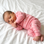 Personalized Baby Pajama Set in Pink Coquette Bow