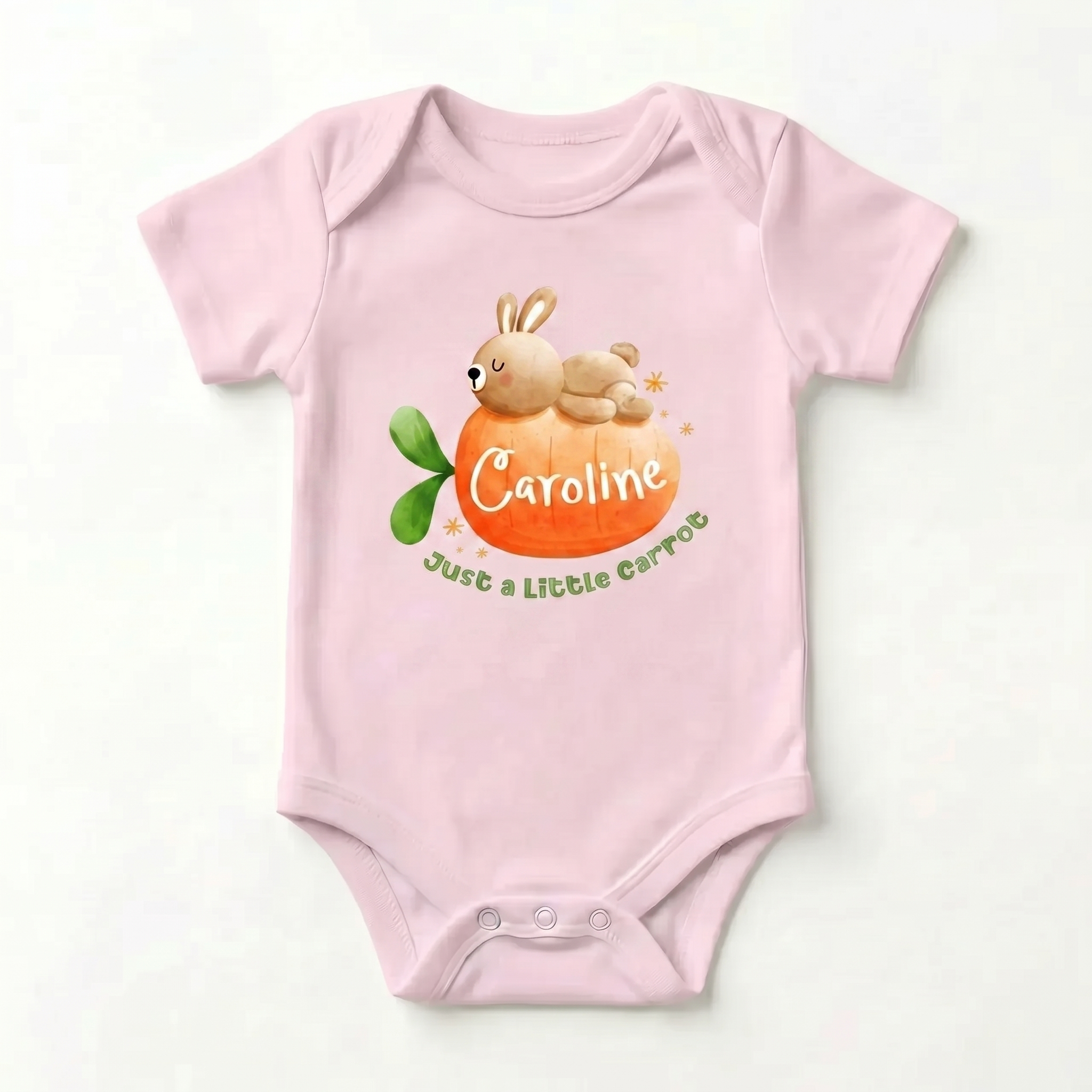 Personalized Graphic Bodysuit in Carrot