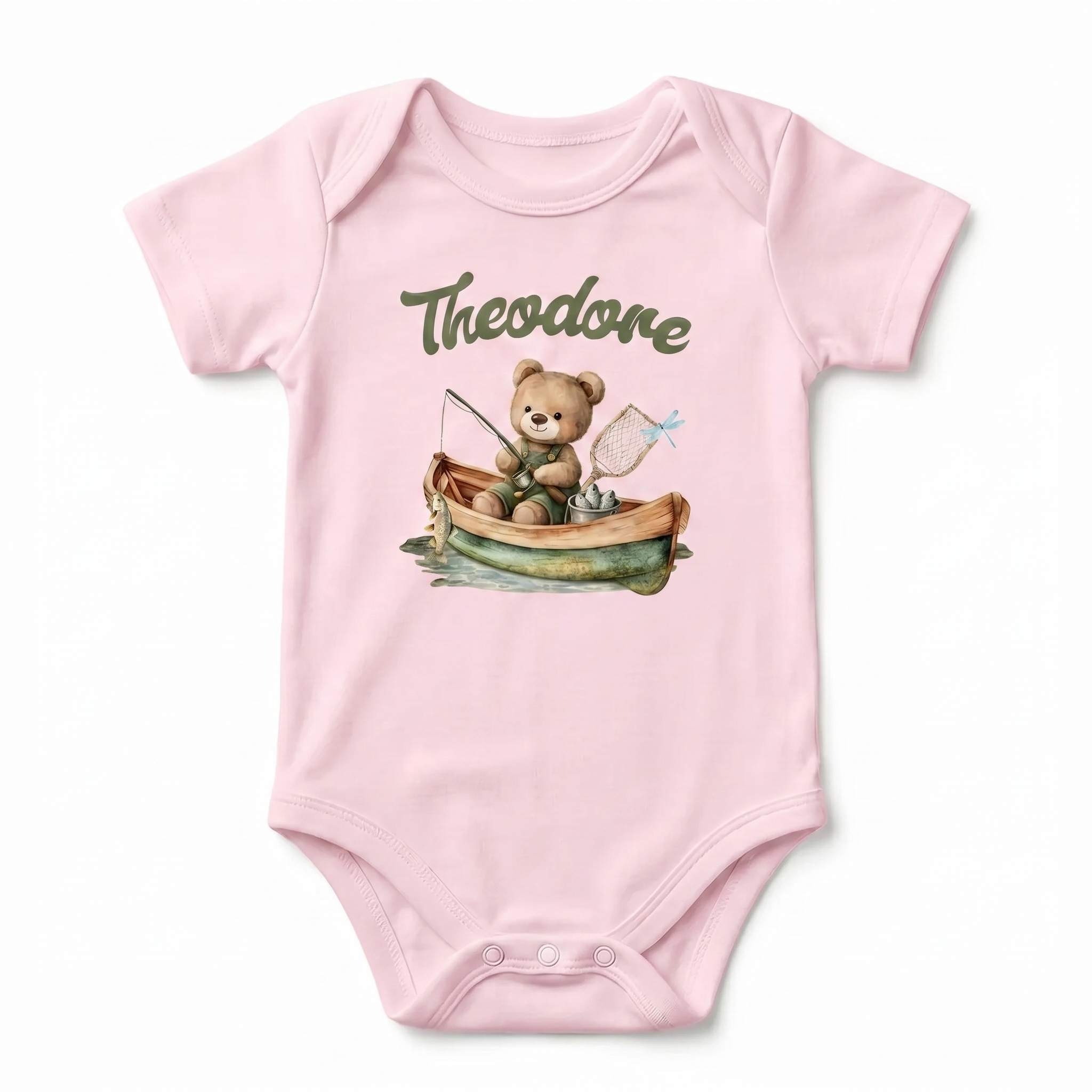Personalized Graphic Bodysuit in Fishing Buddy
