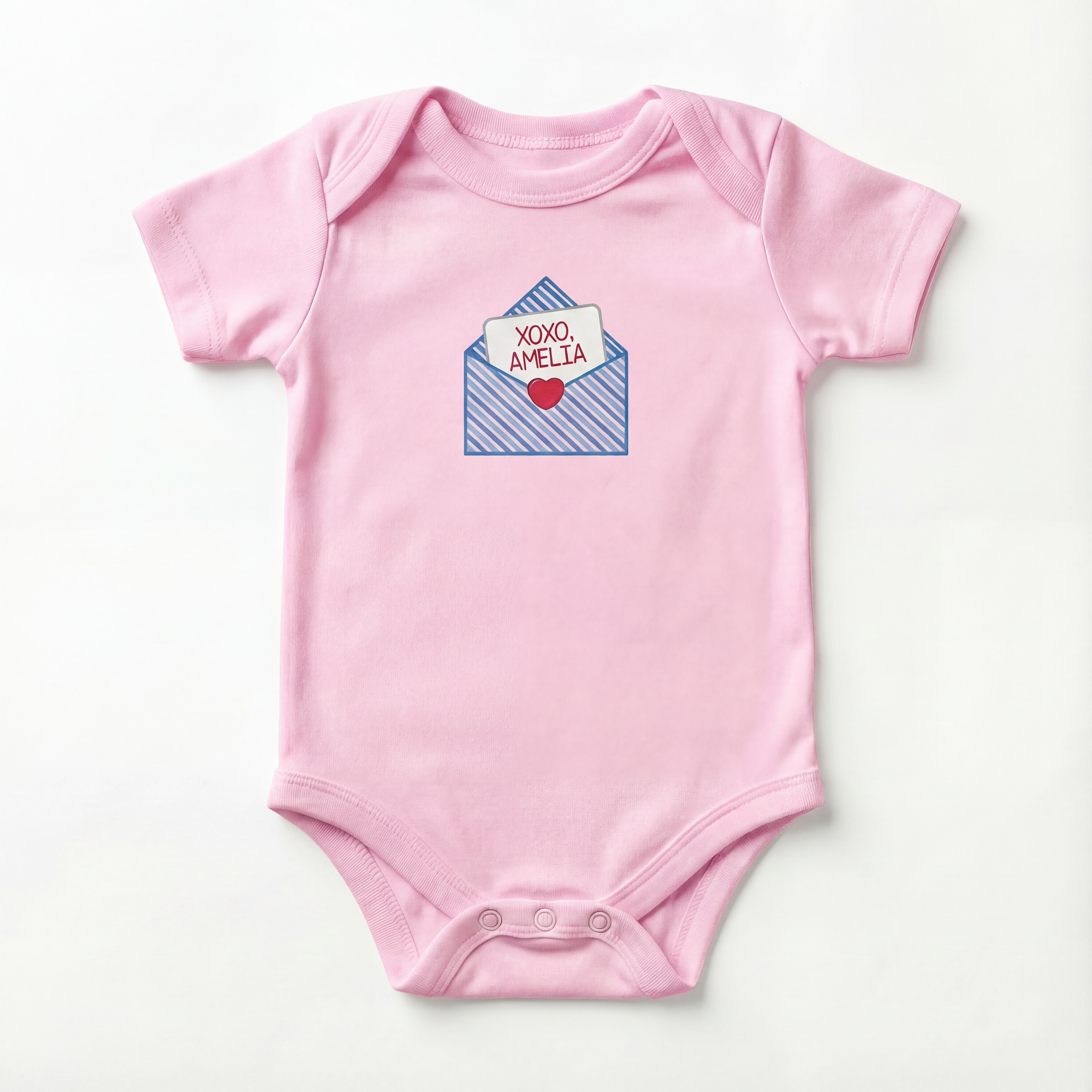 XOXO Letter Personalized Bodysuit