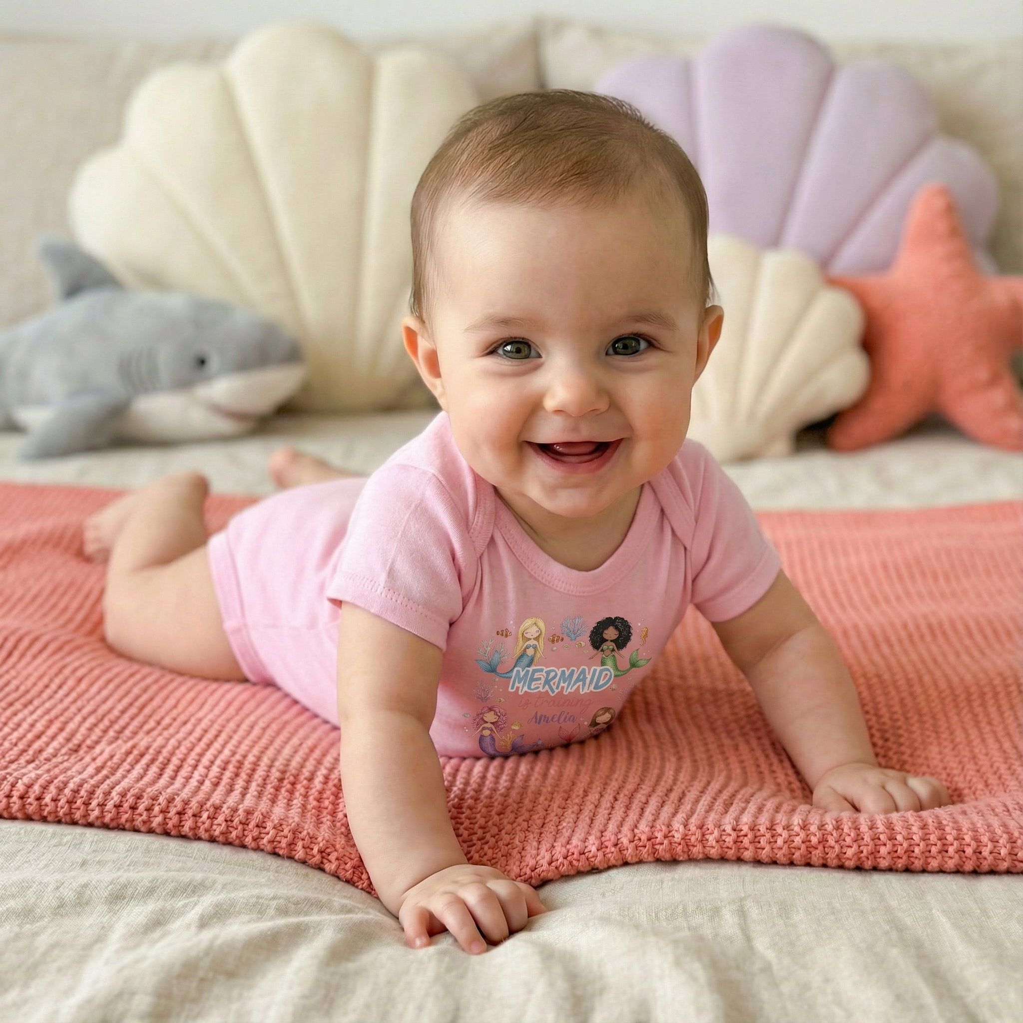 Personalized Bodysuit in Mermaid is training