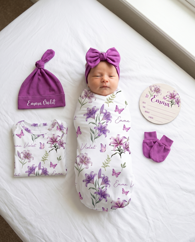 The Ultimate Gift Set in Purple Lilys