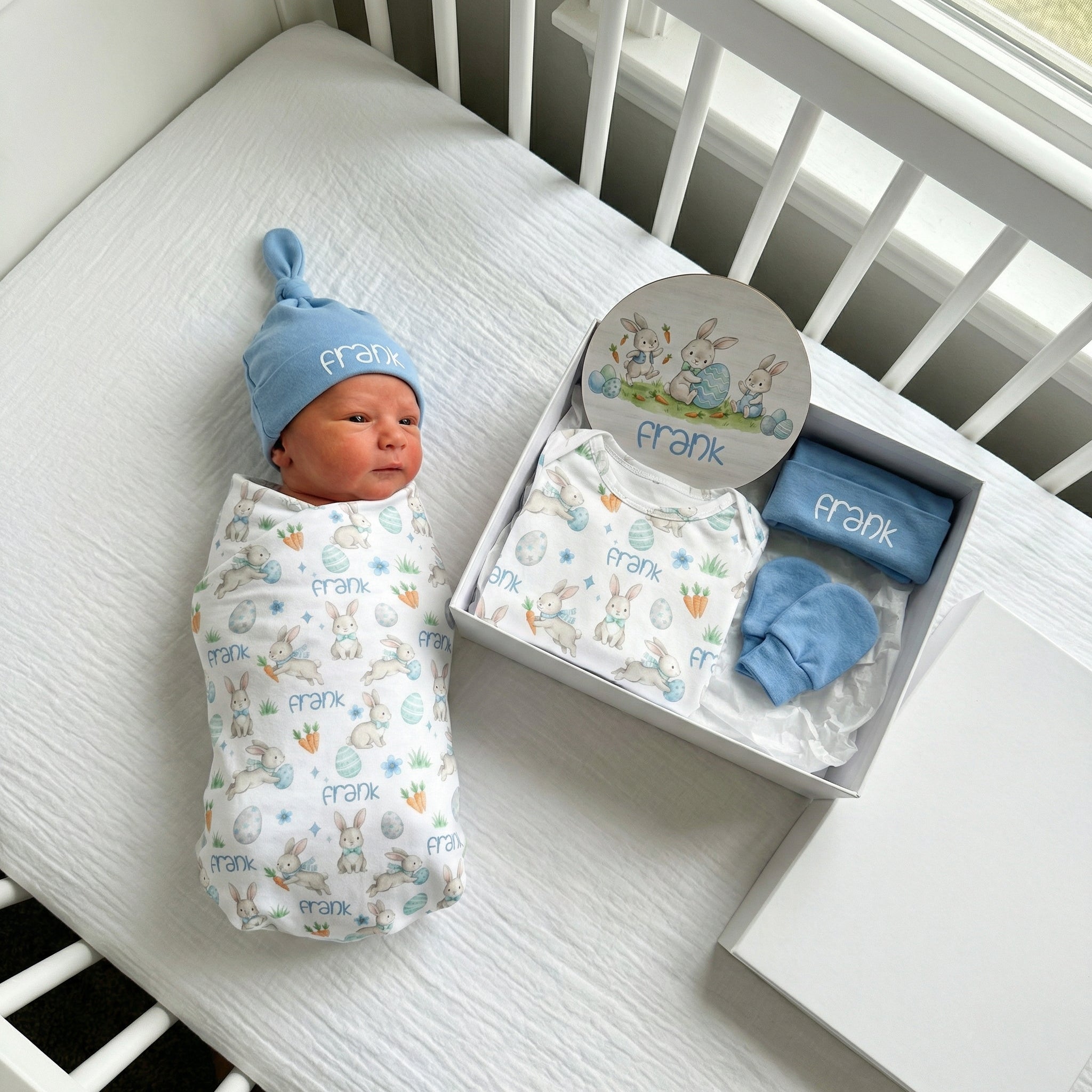 Premium Gift Set in Blue Easter Eggs