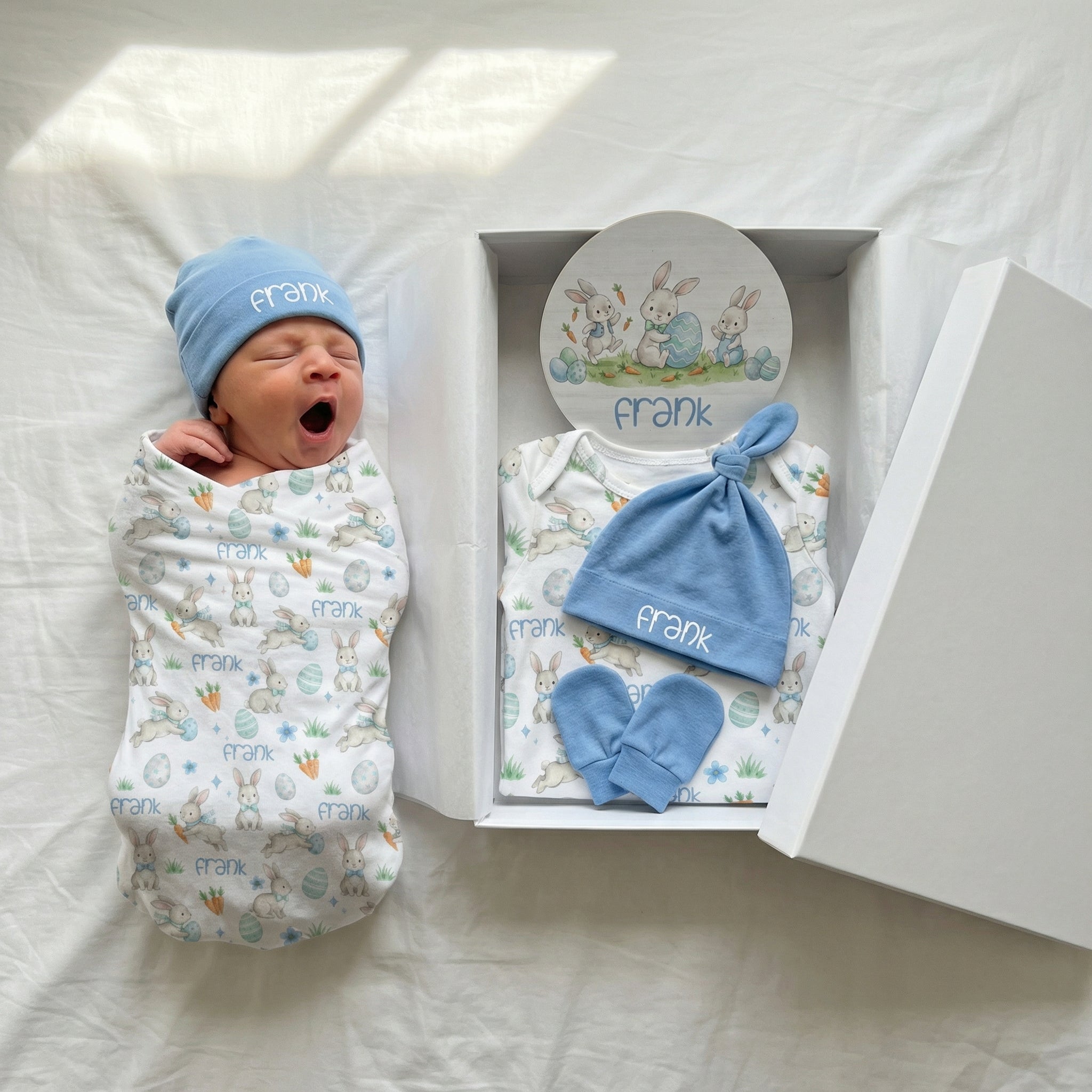Premium Gift Set in Blue Easter Eggs