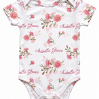 Personalized Bodysuit in Carnation