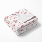 Personalized Blanket in Carnation