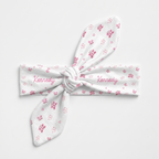 Personalized Knotted Headband in Dreamy Flutter