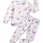 Personalized Two Piece Pajama Set in Butterfly Whispers