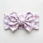 Personalized Bow Headband in Butterfly Whispers