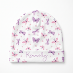 Personalized Beanie in Butterfly Whispers