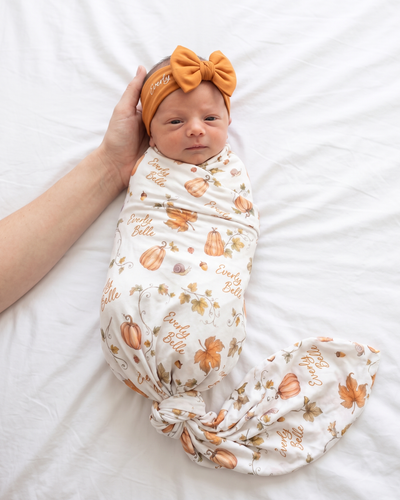 Personalized Swaddle in Enchanted Vine