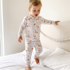Personalized Two Piece Pajama Set in Forest Besties
