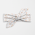 Personalized Knotted Headband in Forest Besties