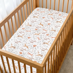 Personalized Crib Sheet in Forest Besties