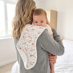 Personalized Bib And Burp in Forest Besties