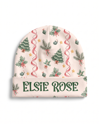 Personalized Beanie in Sweetly Trimmed