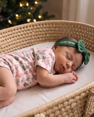 Personalized Bodysuit in Sweetly Trimmed