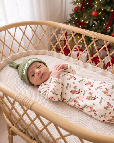 Personalized Sleep Gown in Santa's Joyride