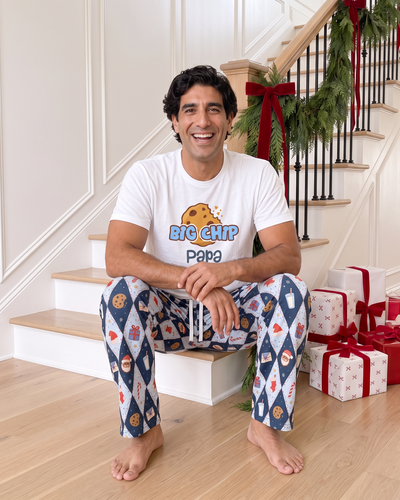 Men's Graphic Tee in Dear Santa Blue