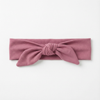 Personalized Knotted Headband in Rosewood