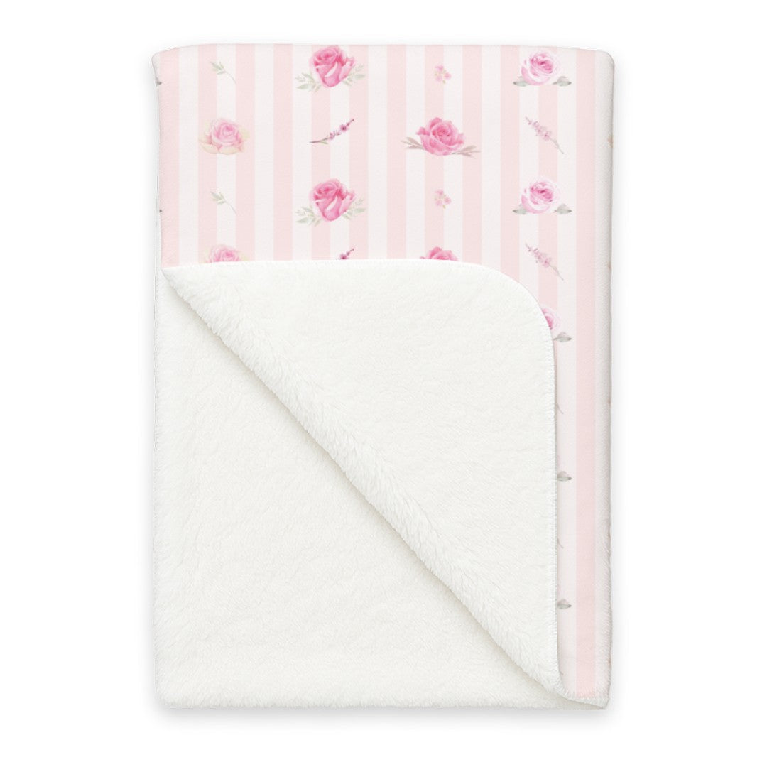 Personalized Blanket in Rosy