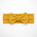 Personalized Bow Headband in Honey