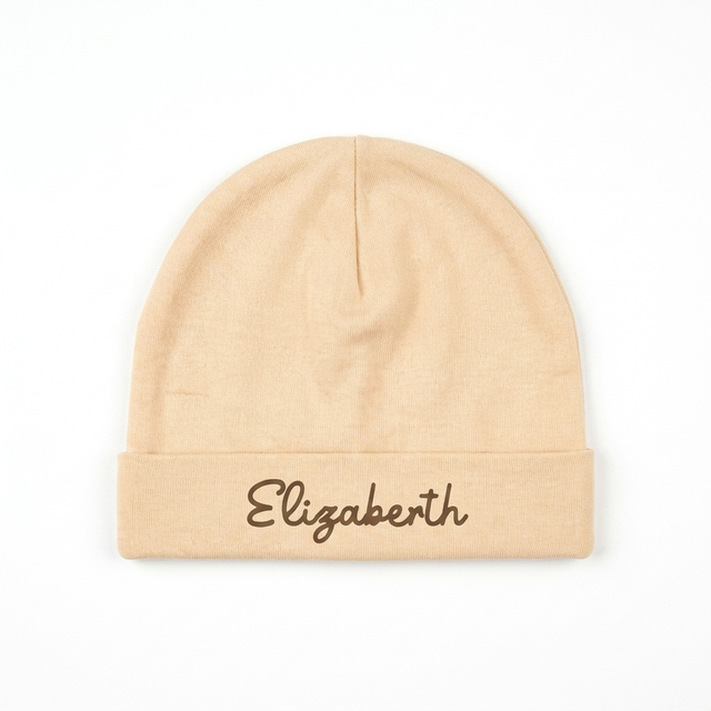 Personalized Beanie in Vanilla