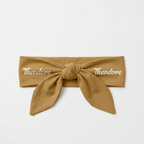 Personalized Knotted Headband in Coffee