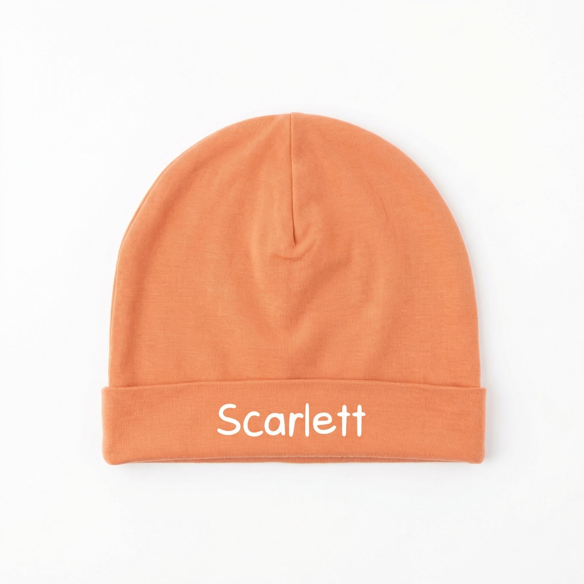 Personalized Beanie in Carrot