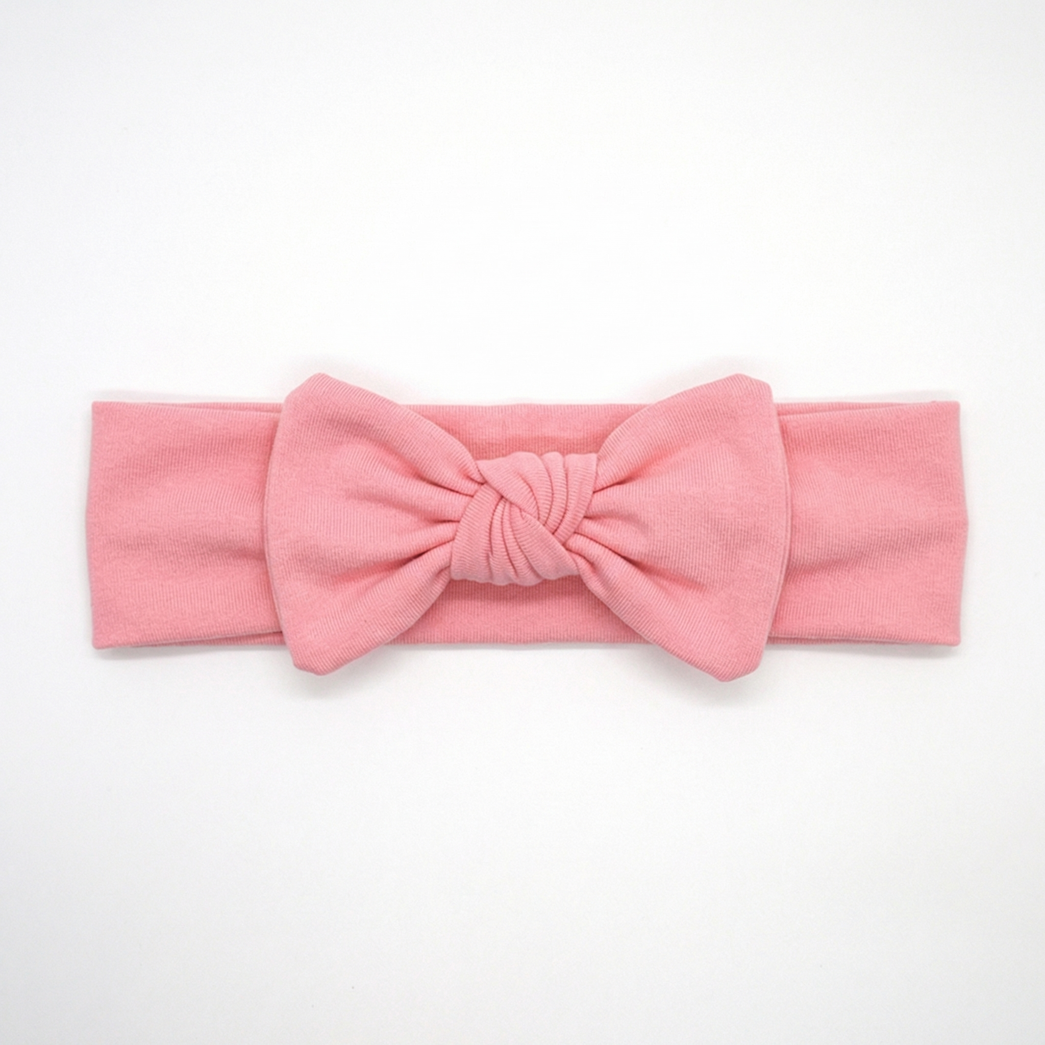 Bow Headband in Peachy Blush