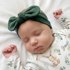 Personalized Knotted Headband in Evergreen