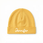 Personalized Beanie in Lemon