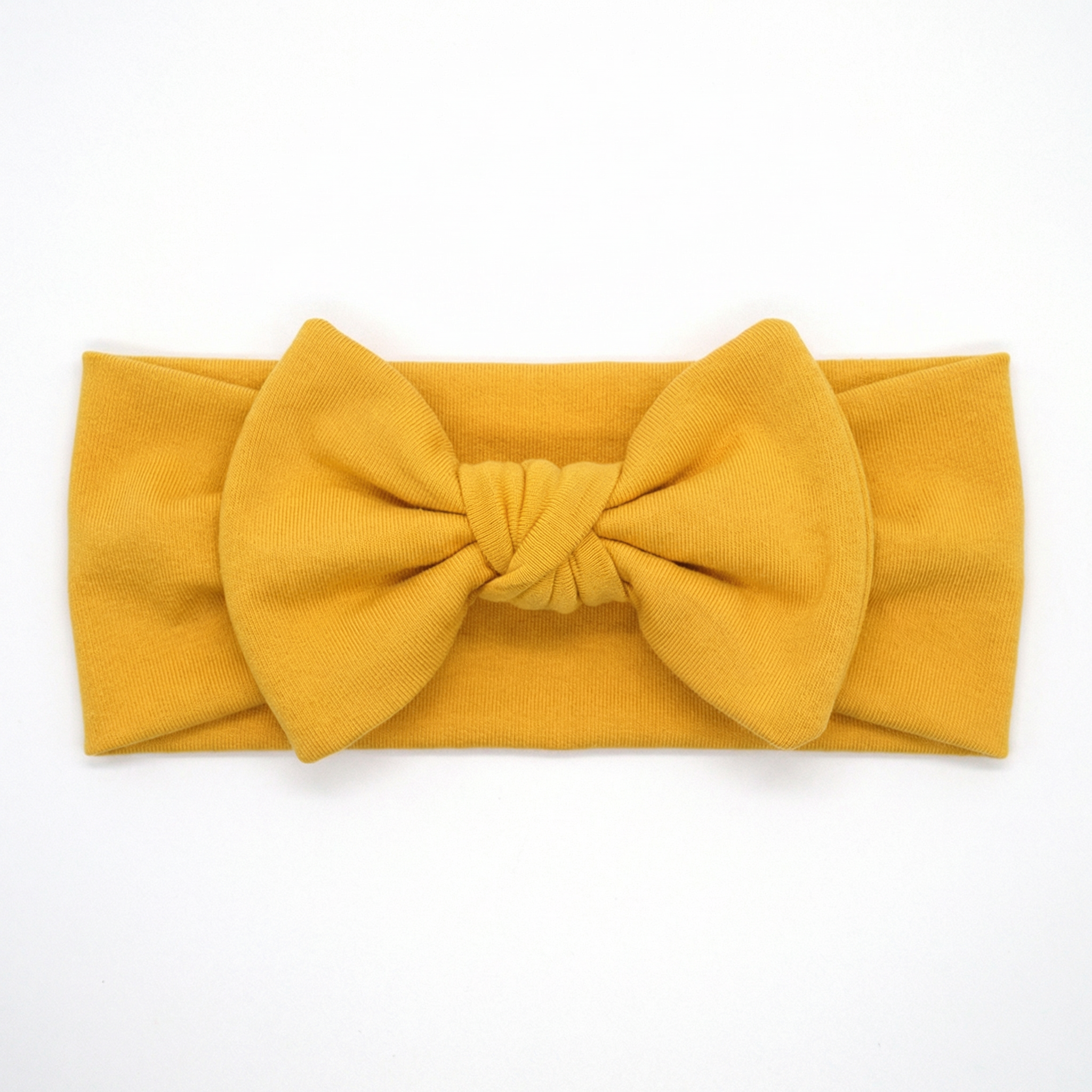 Personalized Bow Headband in Lemon