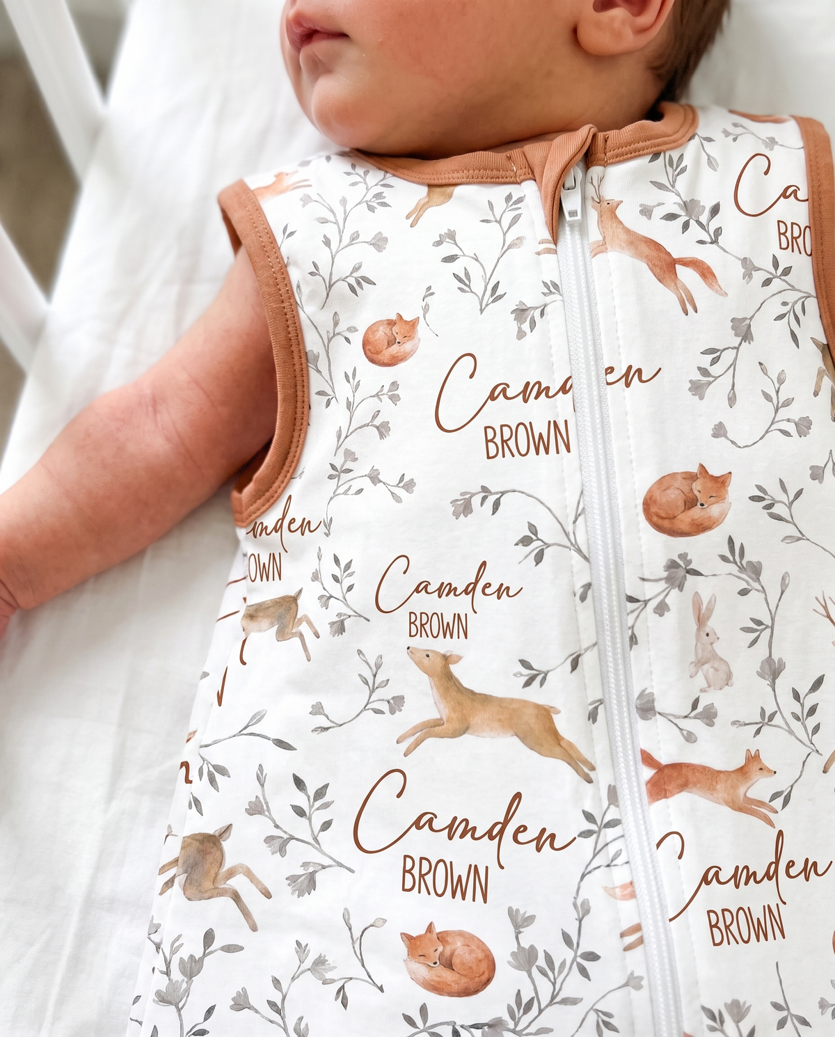 Personalized Sleep Bag in Forest Besties