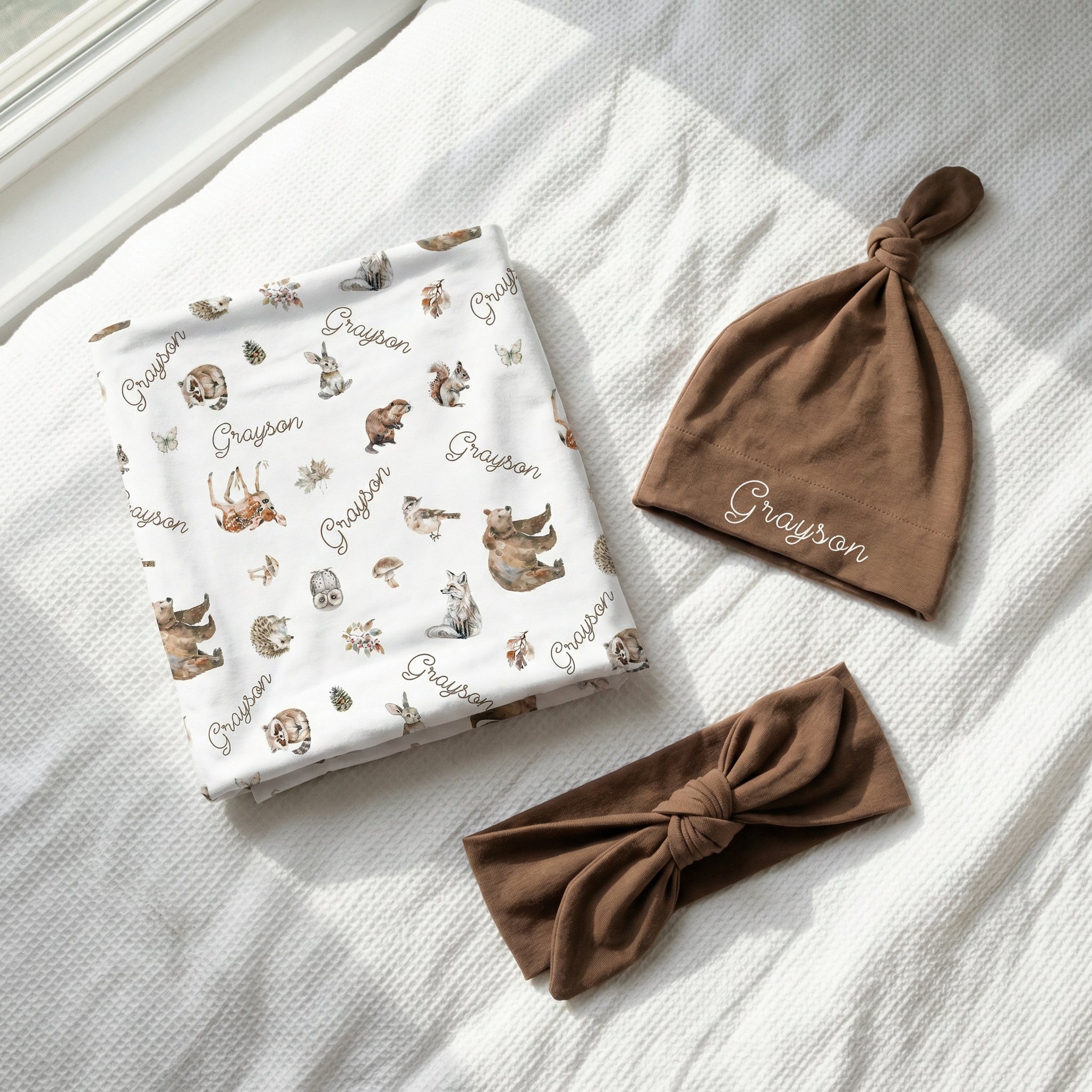 The Ultimate Baby Gift Set in Woodland Animals