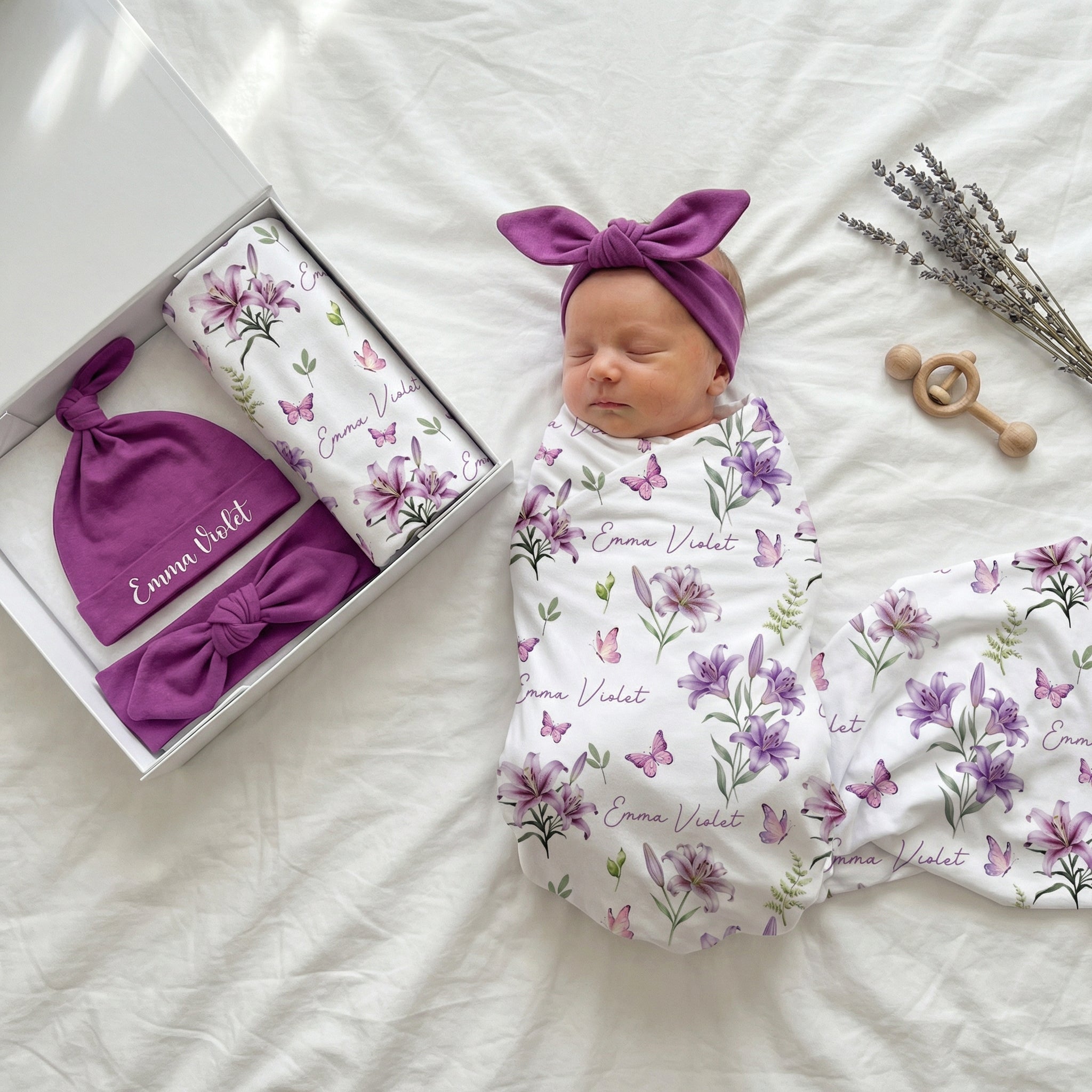 The Ultimate Gift Set in Purple Lilys