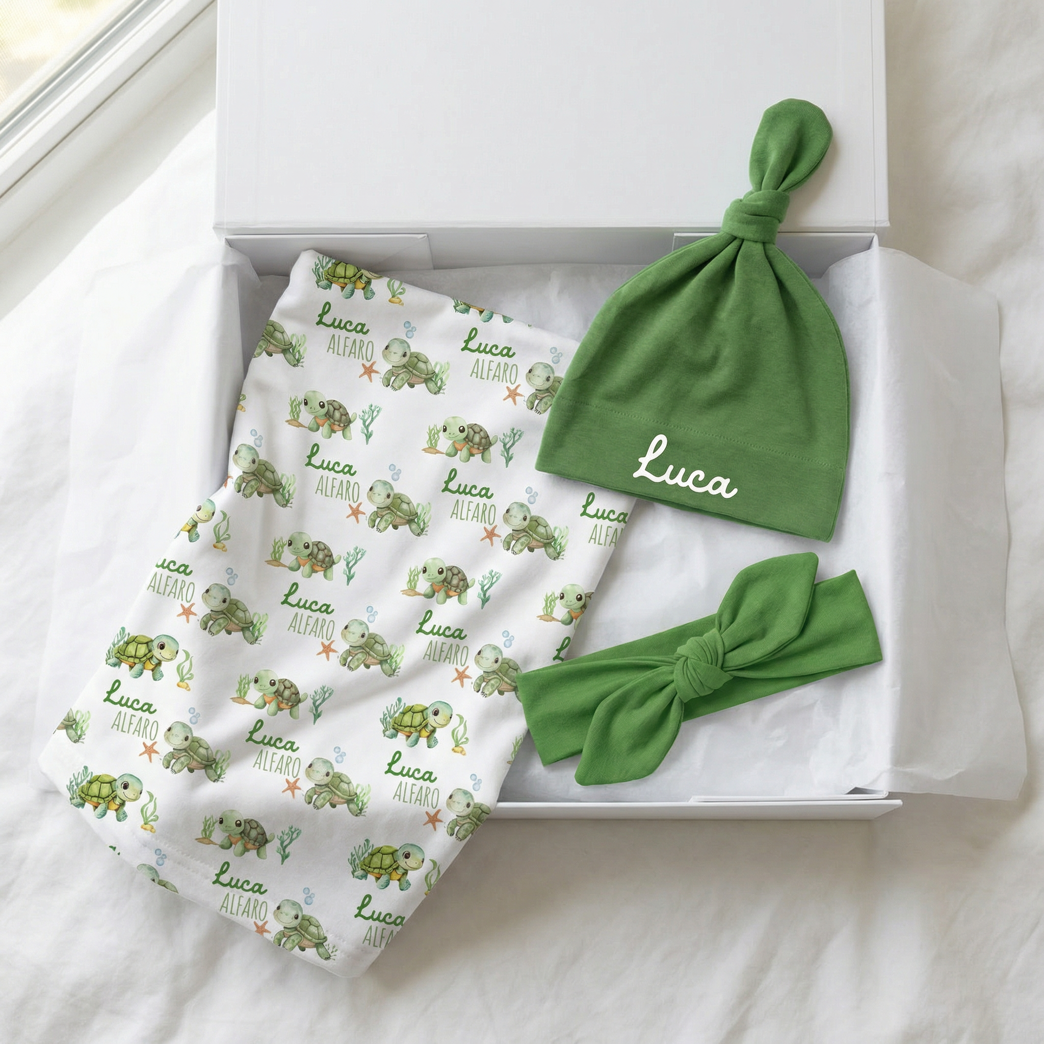 The Ultimate Baby Gift Set in Sea Turtle