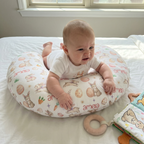 Personalized Nursing Pillow Cover in Pink Easter Eggs
