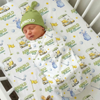 Personalized Swaddle in Country Club Cuties
