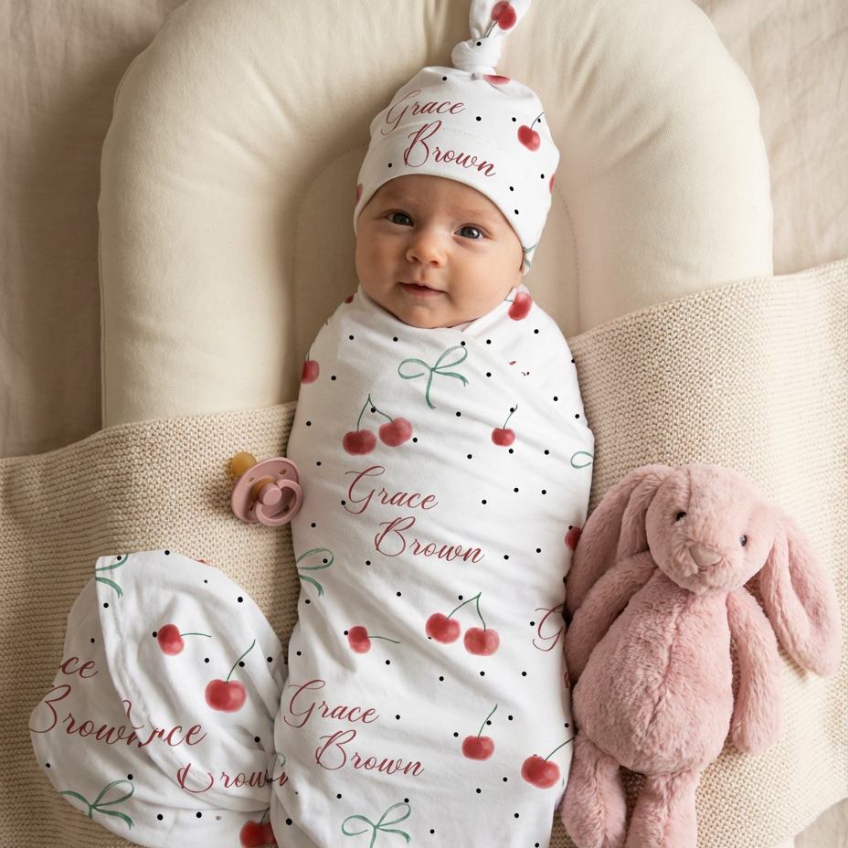 Personalized Swaddle in Cherished Baby