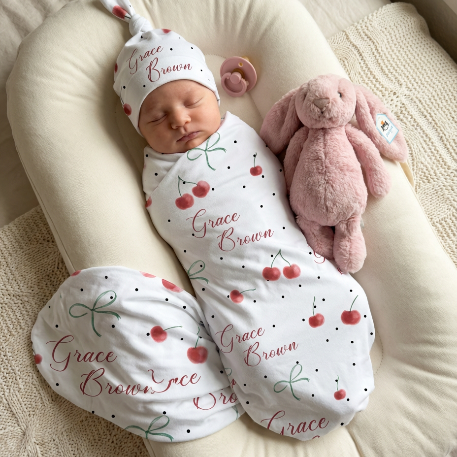 Personalized Swaddle in Cherished Baby