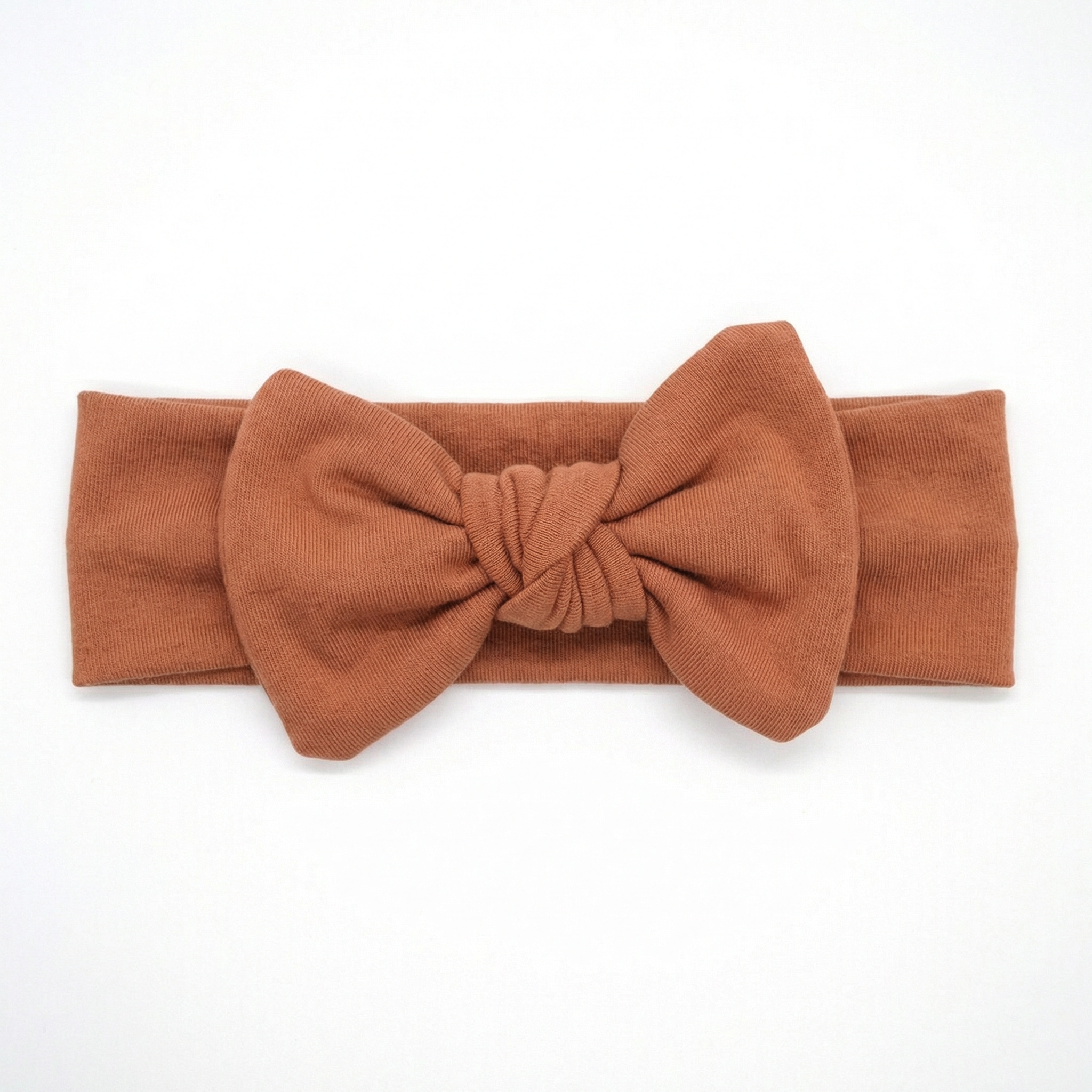 Personalized Bow Headband in Tan