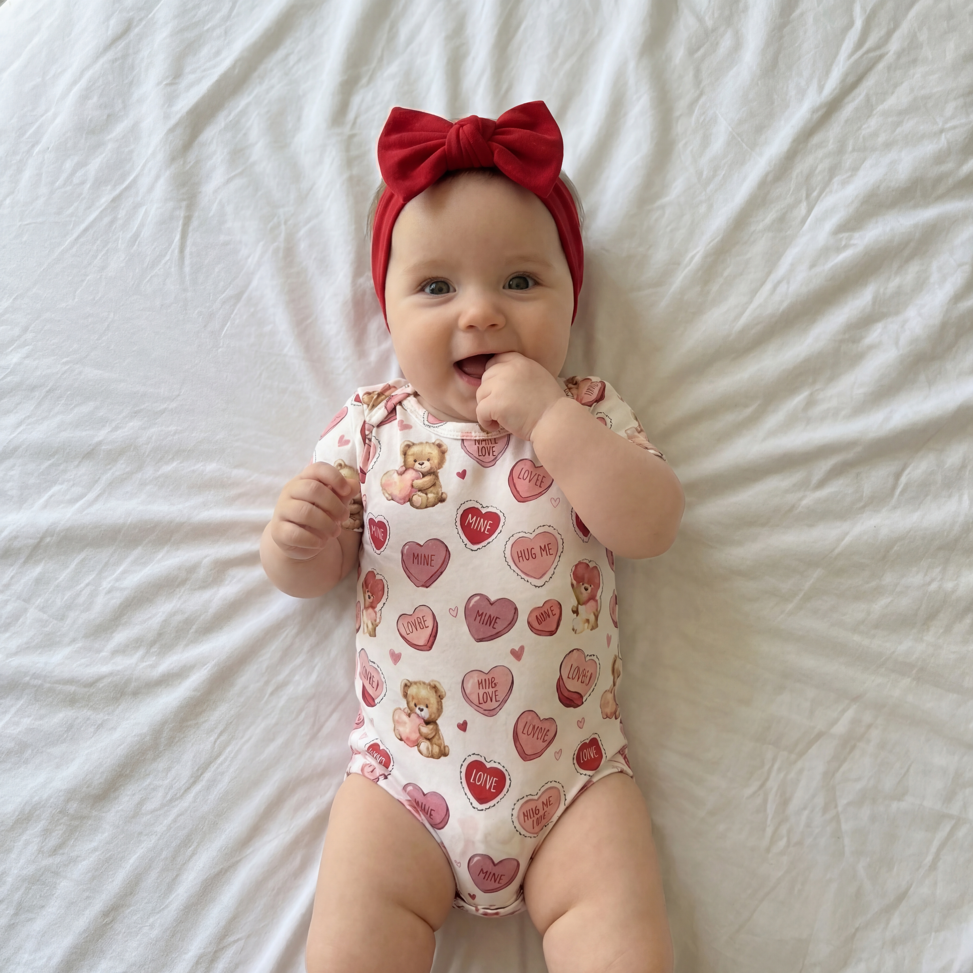 Bodysuit in Red Sweet Heart
