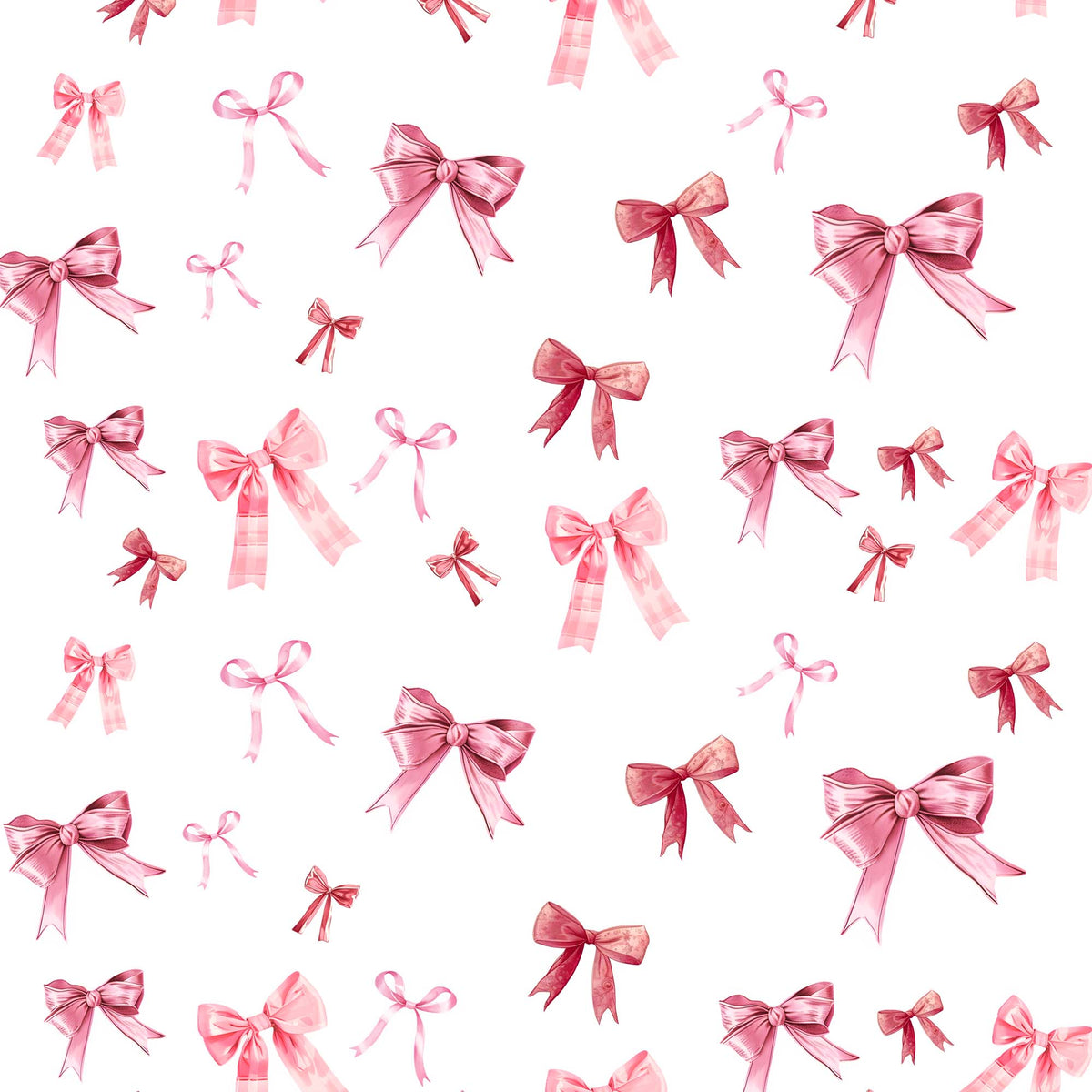 White Coquette Bow 