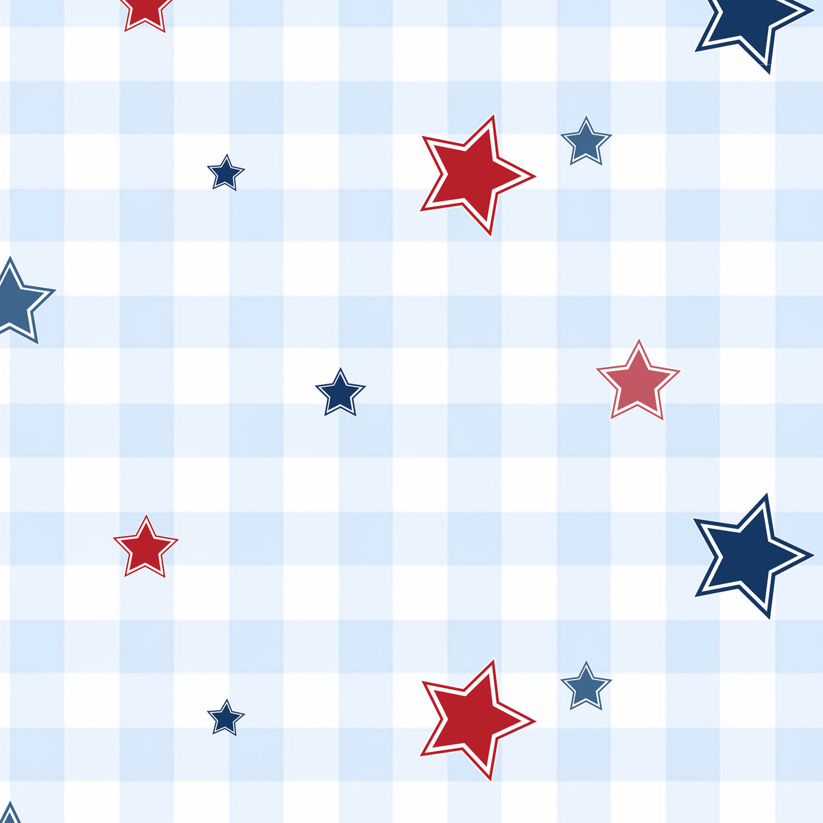 Red, Blue and Star